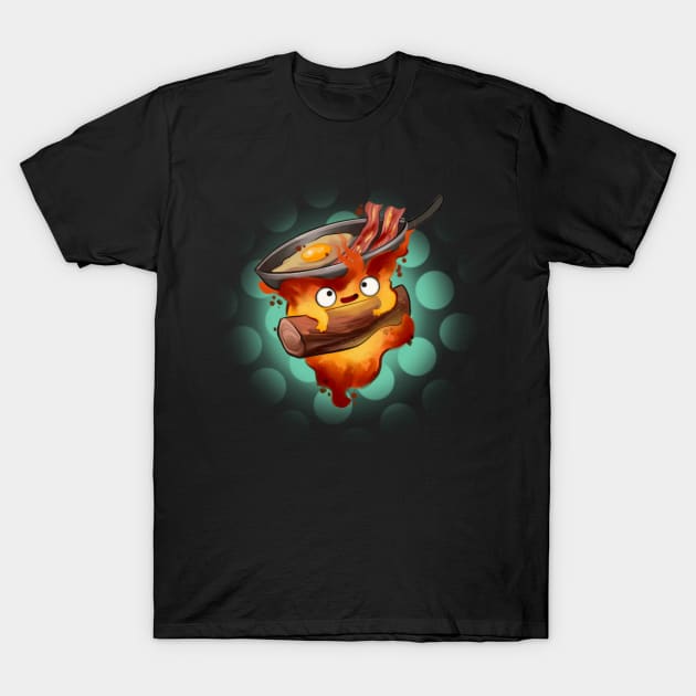 Calcifer T-Shirt by ClotoAcherontia